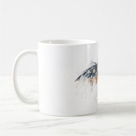 Patriotischer Adler, USA/USA, SAD-Flagge Kaffeetasse