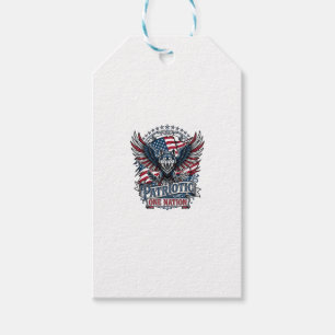 Patriotischer Adler Wolf Hybrid Tier Hybrid Patrio Geschenkanhänger