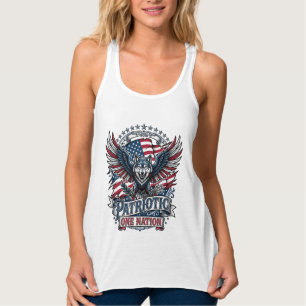 Patriotischer Adler Wolf Hybrid Tier Hybrid Patrio Tank Top