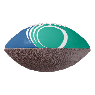 Patriotischer American Football mit der Flagge von