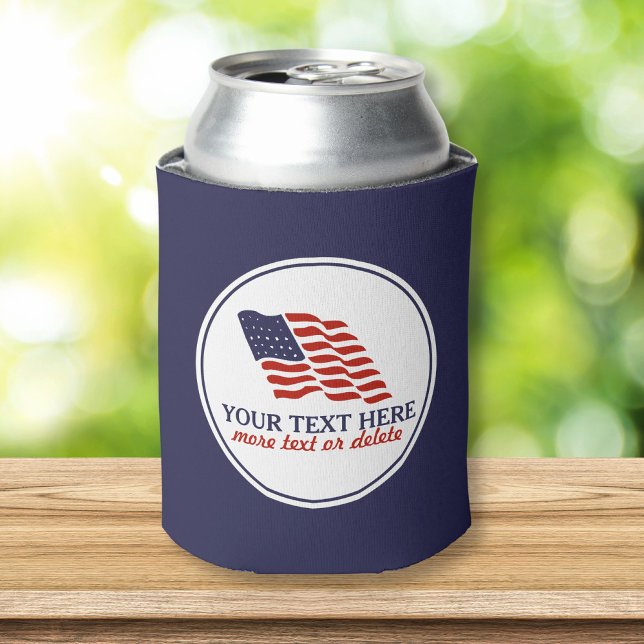 Patriotischer Amerikanische Unabhängigkeitstag Ame Dosenkühler (Von Creator hochgeladen)