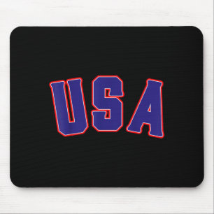 Patriotischer amerikanischer 4. Juli Freiheit USA Mousepad