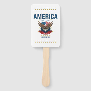 Patriotischer Amerikanischer Adler 1776‑2026 USA Fächer