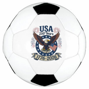 Patriotischer Amerikanischer Adler 250 Jahre 1776- Fußball