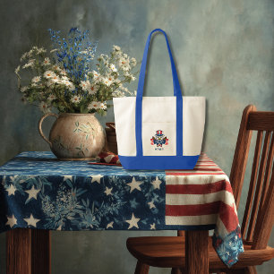 Patriotischer Amerikanischer Adler 250. Jahrestag  Tragetasche