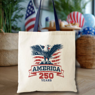Patriotischer Amerikanischer Adler 250. Jahrestag  Tragetasche