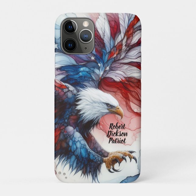 Patriotischer Amerikanischer Adler Case-Mate iPhone Hülle (Rückseite)