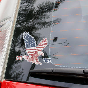 Patriotischer Amerikanischer Adler Frohes 250-jähr Aufkleber