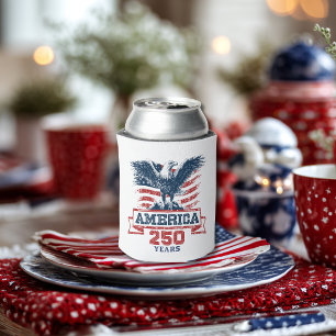 Patriotischer Amerikanischer Adler Frohes 250-jähr Dosenkühler