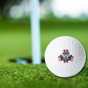 Patriotischer Amerikanischer Adler Frohes 250. Jub Golfball