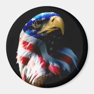 Patriotischer Amerikanischer Adler Magnet