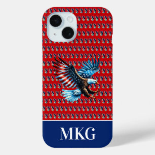 Patriotischer amerikanischer Adler Rot Weiß Blau Case-Mate iPhone Hülle
