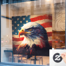 Patriotischer Amerikanischer Adler USA Rot Weiß Bl