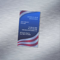 Patriotischer Amerikanischer Flaggen Geschäftskart