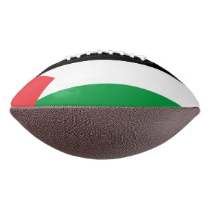 Patriotischer amerikanischer Fußball mit der Flagg Football