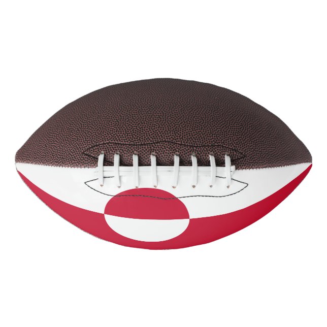 Patriotischer amerikanischer Fußball mit der Flagg Football (Vorderseite)