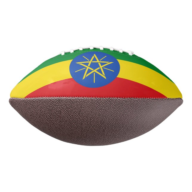 Patriotischer amerikanischer Fußball mit der Flagg Football (Gedreht 270)