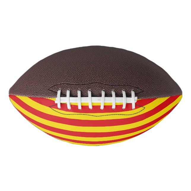 Patriotischer amerikanischer Fußball mit der Flagg Football (Vorderseite)