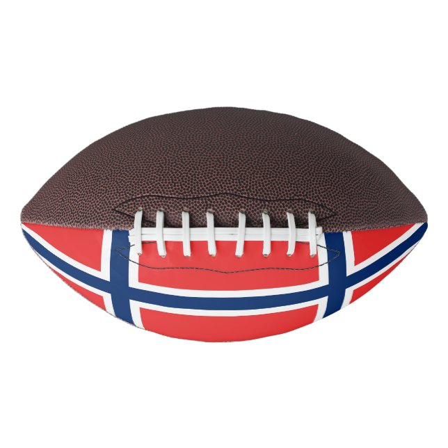 Patriotischer amerikanischer Fußball mit der Flagg Football (Vorderseite)