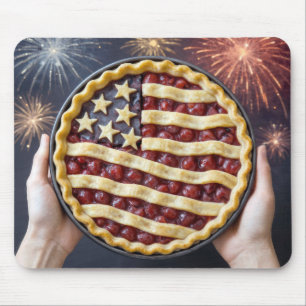 Patriotischer Amerikanischer Kuchen Mousepad