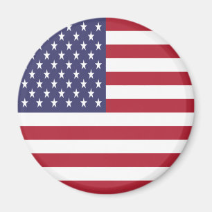 Patriotischer amerikanischer USA-Flagge-Magnet Magnet