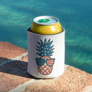 Patriotischer Ananas 250. Jubiläum 4. Juli Dosenkühler