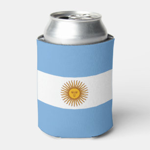 Patriotischer Argentinischer Flaggen-Getränkehalte Dosenkühler