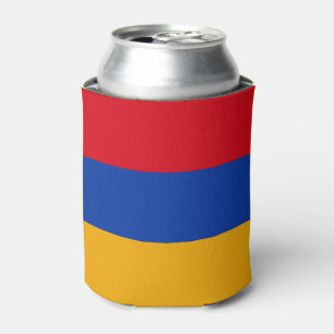 Patriotischer armenischer Flaggen-Getränkehalter Dosenkühler