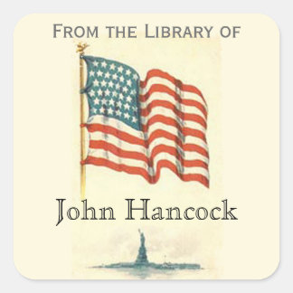Patriotischer Aufkleber "From the Library"