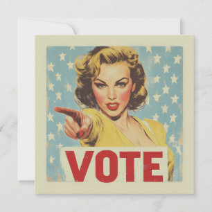 Patriotischer Aufruf zum Handeln: Abstimmung! Einladung