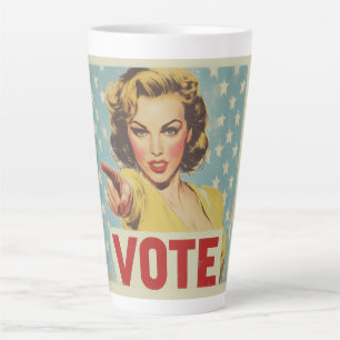 Patriotischer Aufruf zum Handeln: Abstimmung! Milchtasse