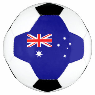 Patriotischer Australischer Flaggen Fußball