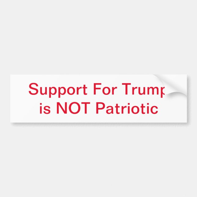 Patriotischer Autoaufkleber für echte Amerikaner (Vorne)