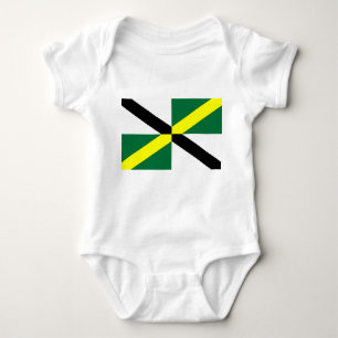 Patriotischer Baby-Body mit der Flagge von Montere Baby Strampler