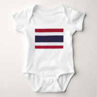 Patriotischer Baby-Bodysuit mit Flagge in Thailand