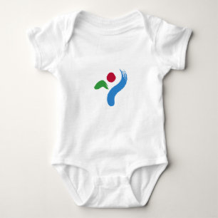 Patriotischer Babybodysuit mit Fahne von Seoul Baby Strampler