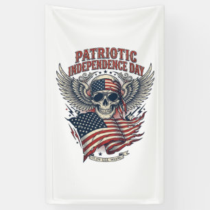 Patriotischer Bandana Rocker Old Glory Musik Rock Banner