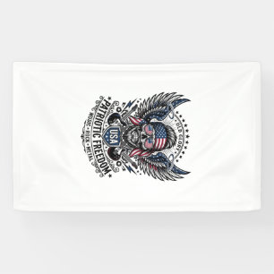 Patriotischer Bandana Rocker Old Glory Musik Rock Banner