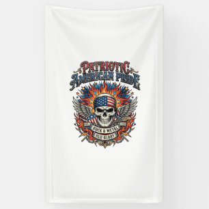 Patriotischer Bandana Rocker Old Glory Musik Rock Banner