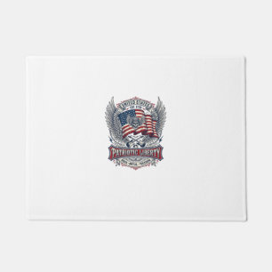 Patriotischer Bandana Rocker Old Glory Musik Rock Fußmatte
