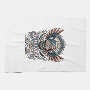 Patriotischer Bandana Rocker Old Glory Musik Rock Geschirrtuch