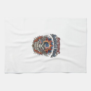 Patriotischer Bandana Rocker Old Glory Musik Rock Geschirrtuch