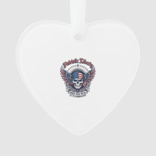 Patriotischer Bandana Rocker Old Glory Musik Rock Ornament