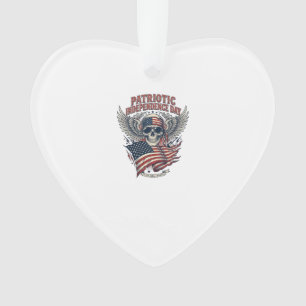 Patriotischer Bandana Rocker Old Glory Musik Rock Ornament