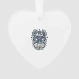 Patriotischer Bandana Rocker Old Glory Musik Rock Ornament