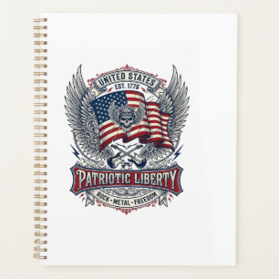 Patriotischer Bandana Rocker Old Glory Musik Rock Planer