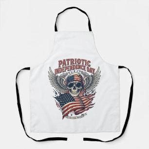 Patriotischer Bandana Rocker Old Glory Musik Rock Schürze
