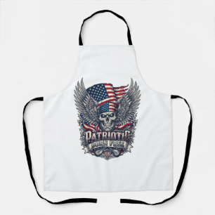 Patriotischer Bandana Rocker Old Glory Musik Rock Schürze