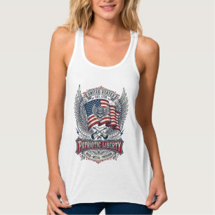 Patriotischer Bandana Rocker Old Glory Musik Rock Tank Top