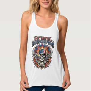 Patriotischer Bandana Rocker Old Glory Musik Rock Tank Top